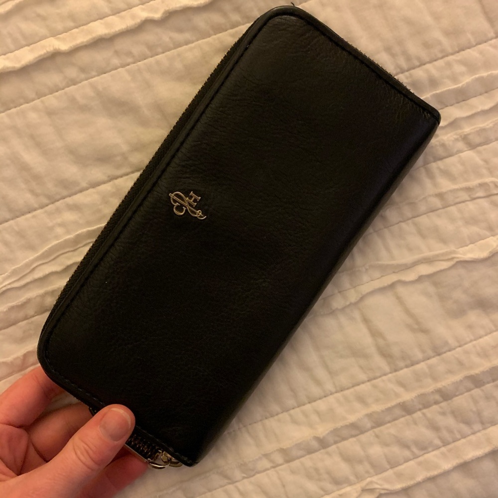 NWOT black leather Cole Haan wallet